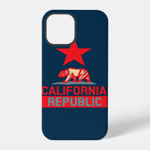 Coque iPhone 12 Pro République de Californie dans le style rétro pop