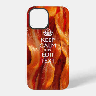 Coque iPhone 12 Pro Restez calme et ayez votre texte sur la balise de 