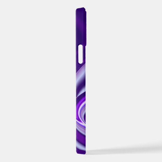 Coque iPhone 12 Pro Rêves arc-en-ciel à fleurs violettes (Côté droit)