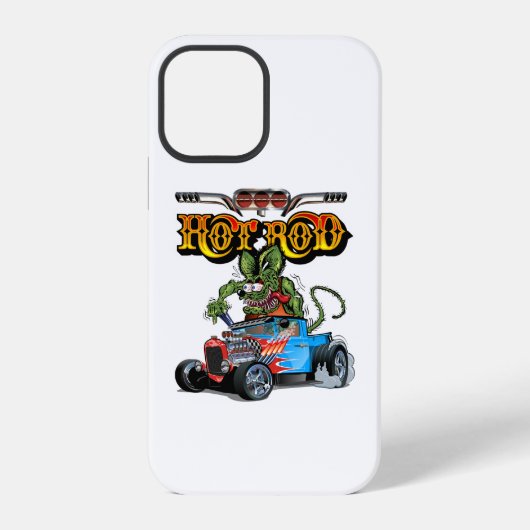 Coque iPhone 12 Pro Rodéo rétro dessiné (Verso)