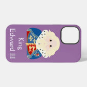 Coque iPhone 12 Pro Roi Édouard III d'Angleterre (Verso Horizontal)