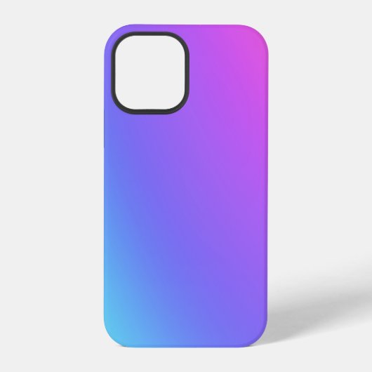 Coque iPhone 12 Pro Rose, Violet, Bleu (Verso)