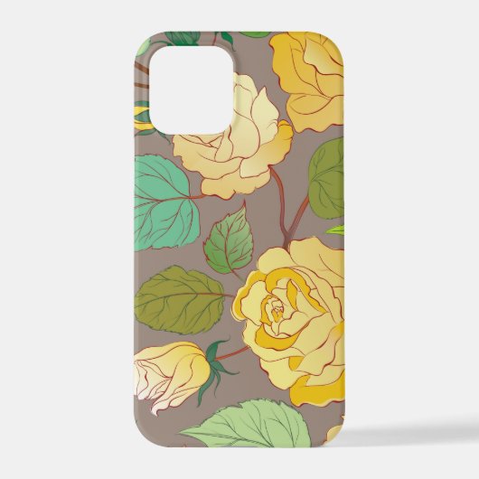 COQUE iPhone 12 PRO ROSES 3 (Verso)