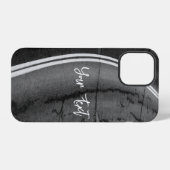 Coque iPhone 12 Pro Rue - Pavé sombre (Verso Horizontal)