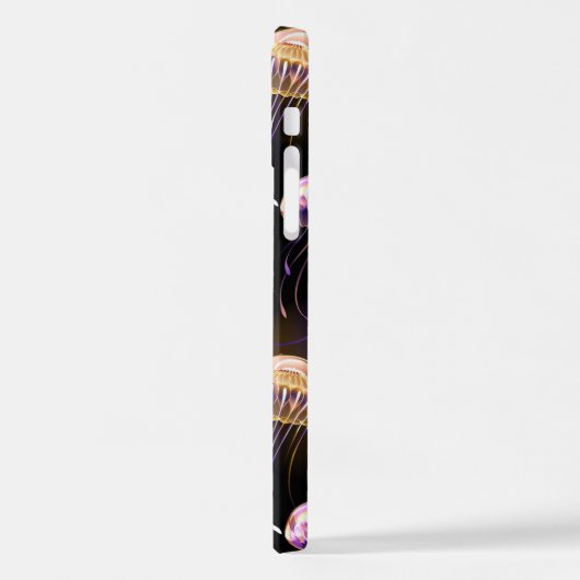 Coque iPhone 12 Pro Sans joint avec méduse éclatante (Côté gauche)