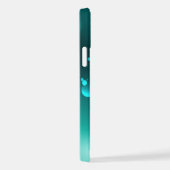 Coque iPhone 12 Pro Skeleton Keys on Green Background (Côté droit)