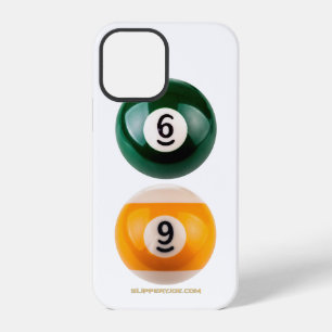 Coque iPhone 12 Pro SlipperyJoe's 69 table de billard dur deux billiar