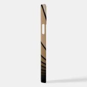 Coque iPhone 12 Pro Soleil Art déco bronzé (Côté droit)