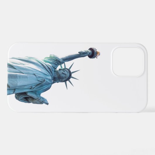Coque iPhone 12 Pro Statue de la liberté (Verso Horizontal)