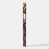 Coque iPhone 12 Pro Steampunk Couleur Gradient Lion Rustique (Côté droit)