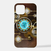 Coque iPhone 12 Pro Steampunk Rusty Background (Verso)