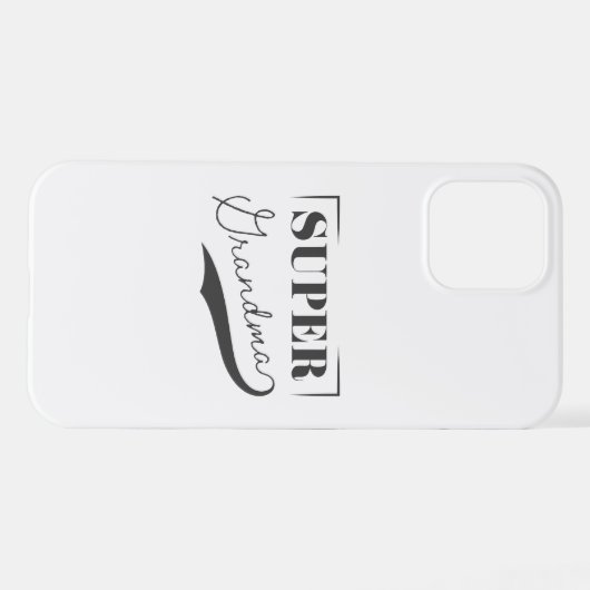 Coque iPhone 12 Pro Super grand-mère (Verso Horizontal)