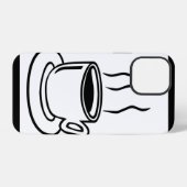 Coque iPhone 12 Pro Tasse de café Pop Art (Verso Horizontal)