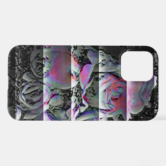 Coque iPhone 12 Pro Techno Bouquet (Verso Horizontal)
