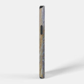 Coque iPhone 12 Pro Texture de grain de bois (Côté droit)
