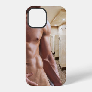 Coque iPhone 12 Pro Torse d'homme musclé torse nu sixpack de SlipperyJ