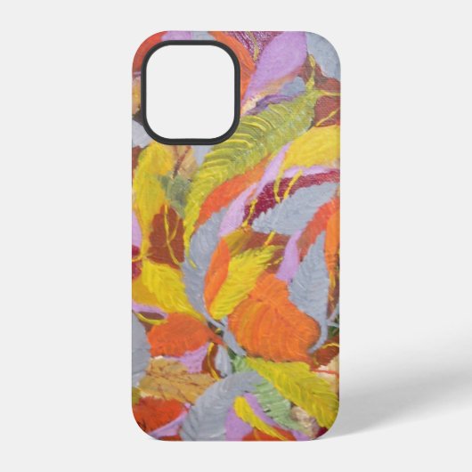 Coque iPhone 12 Pro Tourbillons de couleur (Verso)