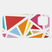 Coque iPhone 12 Pro Triangles colorés motif 4 (Verso Horizontal)