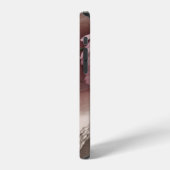 Coque iPhone 12 Pro Trois cosmos roses (Côté gauche)