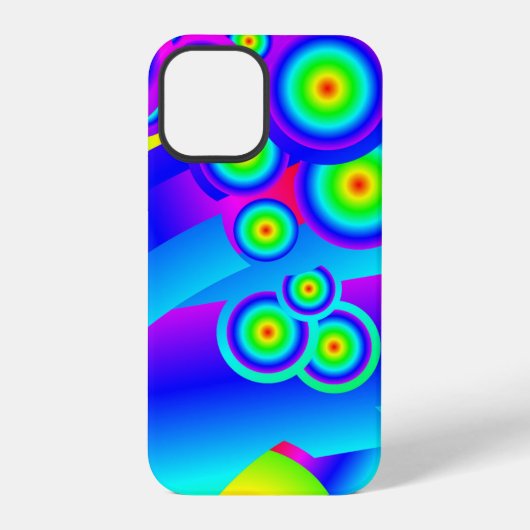 Coque iPhone 12 Pro Vagues océaniques abstraites (Verso)