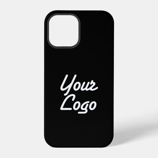 Coque iPhone 12 Pro Votre logo | Remplacement simple de logo (Verso)