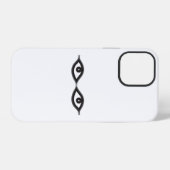 Coque iPhone 12 Pro Yeux à fermeture éclair (Verso Horizontal)