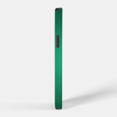 Coque iPhone 12 Projecteur blanc sur un étui Case-Mate iPhone vert (Côté droit)