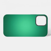 Coque iPhone 12 Projecteur blanc sur un étui Case-Mate iPhone vert (Verso Horizontal)