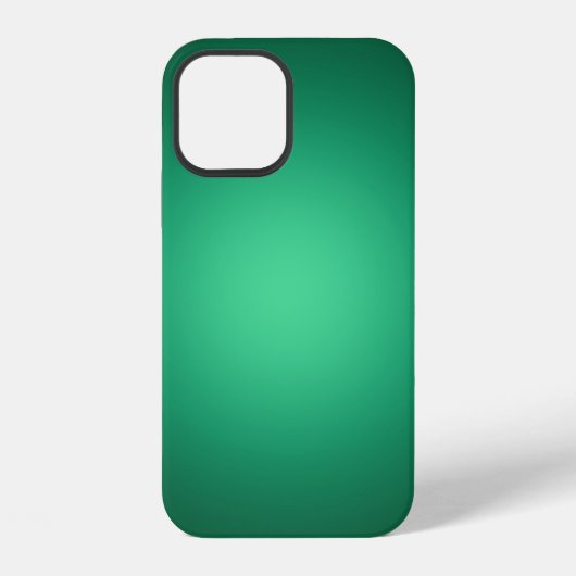 Coque iPhone 12 Projecteur blanc sur un étui Case-Mate iPhone vert (Verso)