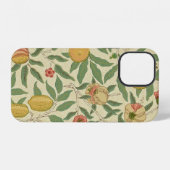 Coque iPhone 12 Quatre Fruits, William Morris (Verso Horizontal)