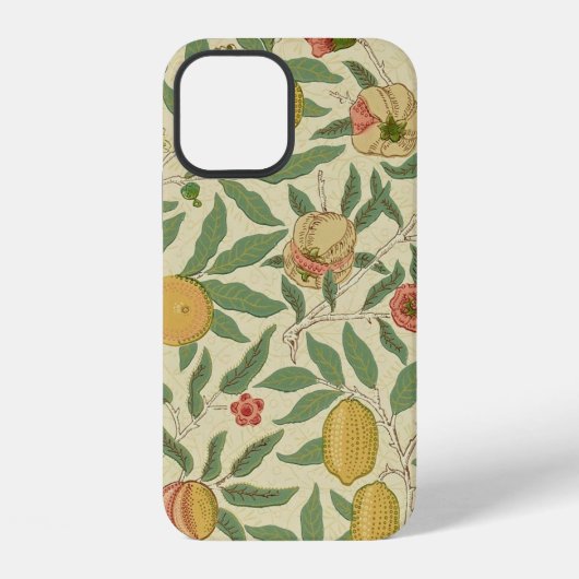 Coque iPhone 12 Quatre Fruits, William Morris (Verso)