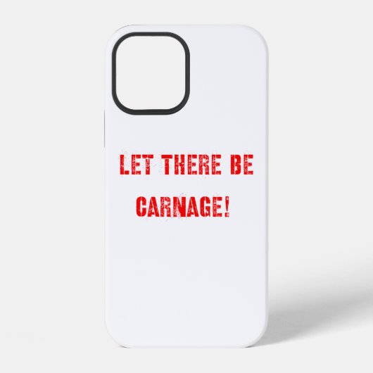 Coque iPhone 12 Que la Carnage soit (Verso)