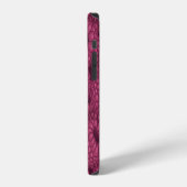 Coque iPhone 12 Raspberry Vintage : conception d'emballage sucré. (Côté gauche)