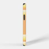 Coque iPhone 12 Rayon jaune monogramme (Côté droit)