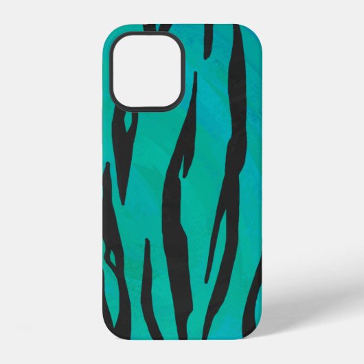 Coque iPhone 12 Rayures de Tigre Cool (Verso)