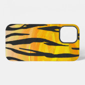 Coque iPhone 12 Rayures de Tigre Cool (Verso Horizontal)