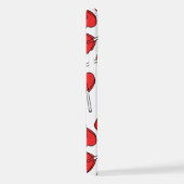 Coque iPhone 12 Red Lollipops, Heart Lollipops, Lollipop Pattern (Côté droit)