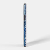 Coque iPhone 12 Rein patchwork : jean recyclé tapis. (Côté droit)