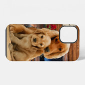 Coque iPhone 12 retriever du Labrador (Verso Horizontal)