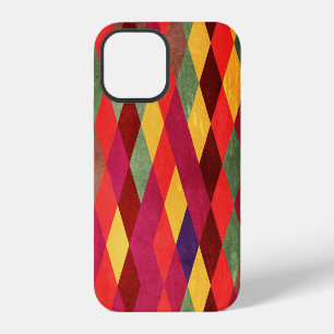 Coque iPhone 12 Retro Abstrait : Conception de Motif Vintage
