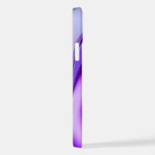 Coque iPhone 12 Rêves arc-en-ciel à fleurs violettes (Côté droit)