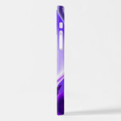 Coque iPhone 12 Rêves arc-en-ciel à fleurs violettes (Côté gauche)