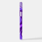 Coque iPhone 12 Rêves arc-en-ciel à fleurs violettes (Côté droit)