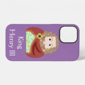 Coque iPhone 12 Roi Henri III d'Angleterre (Verso Horizontal)