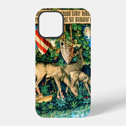 Coque iPhone 12 Roi médiéval Arthur William Morris (Verso)