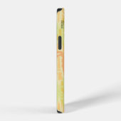 Coque iPhone 12 Rose Moderne Abeille et Monogramme (Côté droit)