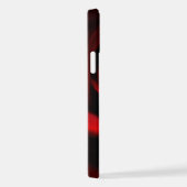 Coque iPhone 12 Rose rouge (Côté droit)