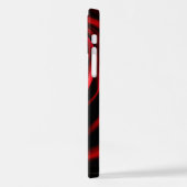 Coque iPhone 12 Rose rouge (Côté gauche)