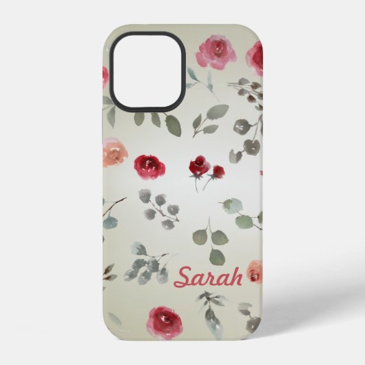 Coque iPhone 12 Rose tendance cool (Verso)