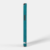 Coque iPhone 12 Sarcelle (Côté droit)